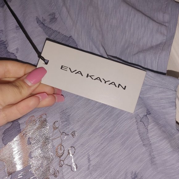 COPY - BUTTERFLY SCREENPRINT EVA KAYAN LOT37 BLUE - Picture 2 of 4